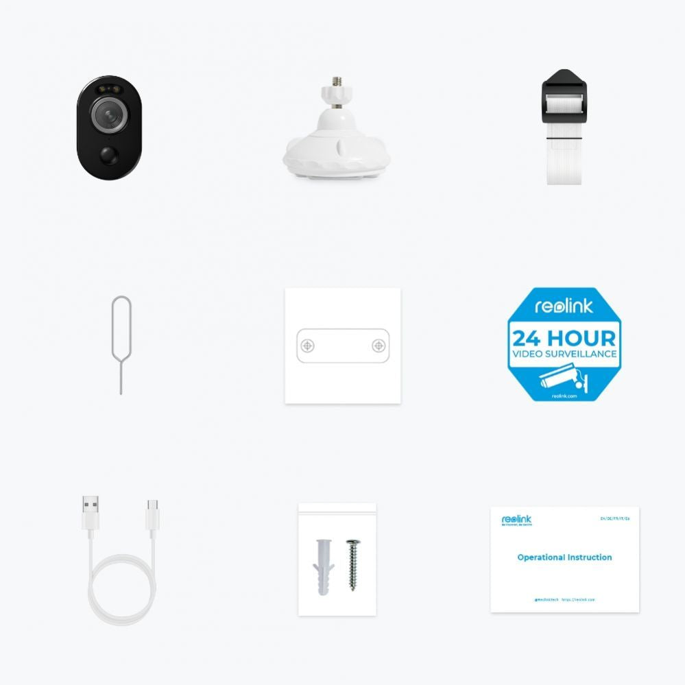 Veebikaamera Reolink  Smart Wire-Free Camera with Motion Spotlight Argus Series B330  Bullet 5 MP Fixed IP65 H.265 Micro SD, Max. 128GB