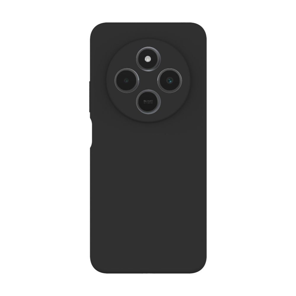 Back panel cover Evelatus Xiaomi Redmi 14C 4G/ 14C 5G / Redmi A4 / POCO C75 Premium Magnetic Soft Touch Silicone Case Black