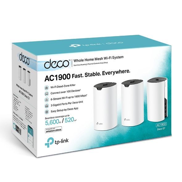 Ruuterid TP-Link  Deco S7(3-pack) AC1900 Whole Home Mesh Wi-Fi System