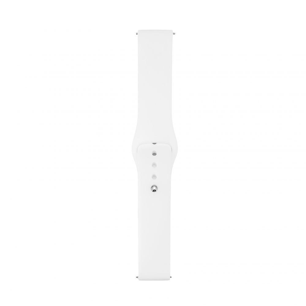 Rihm Connect  22mm Silicone Loop Watch Strap (130mm M/L) White