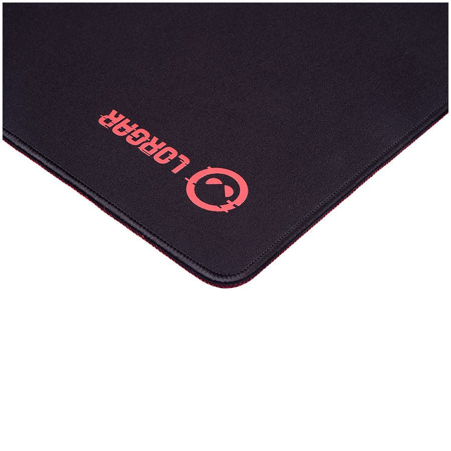 Mouse pad LORGAR  Lorgar Main 323, Gaming mouse pad, Precise control surface, Red anti-slip rubber base, size: 360mm x 300mm x 3mm, weight 0.21kg