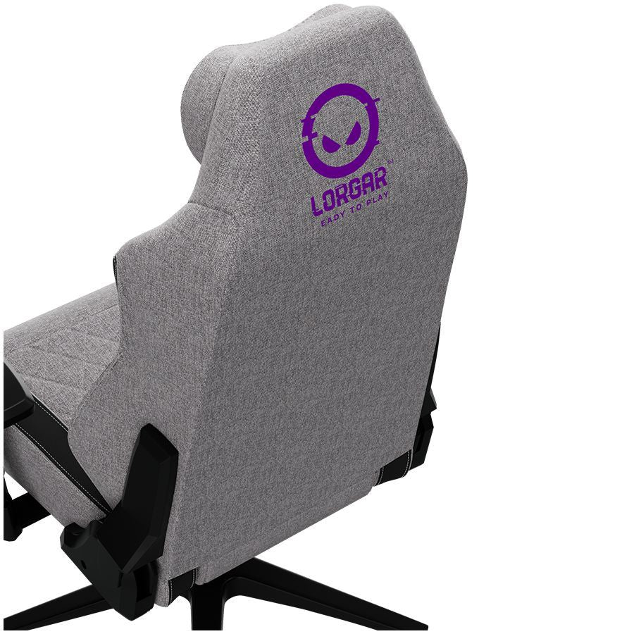 Computer chairs / desks LORGAR  LORGAR CHA41, Ergonomic Gaming Chair Advanced, premium anti-stain fabric, Grey