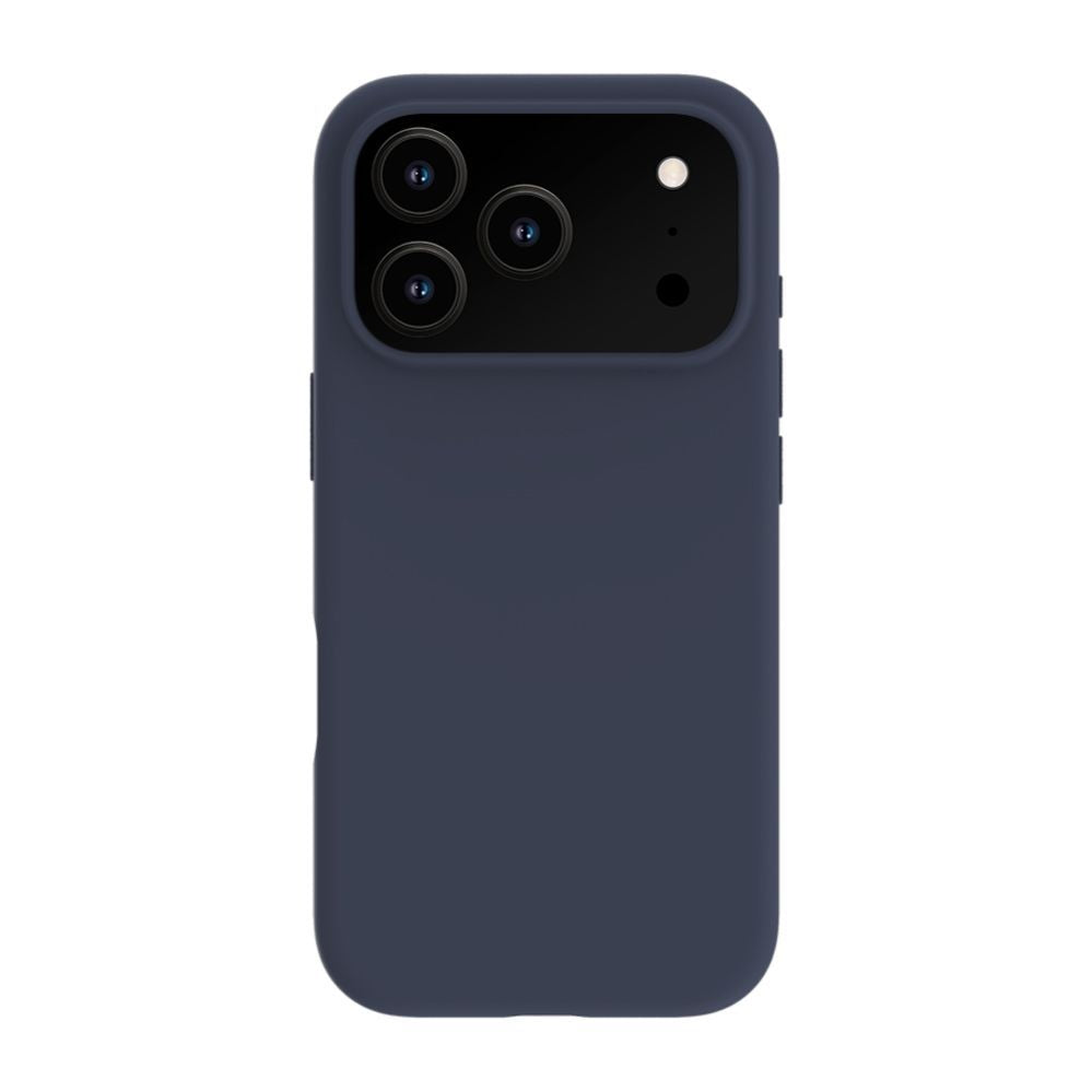 Back panel cover Evelatus Apple iPhone 17 Pro Premium Magsafe Soft Touch Silicone Case Midnight Blue
