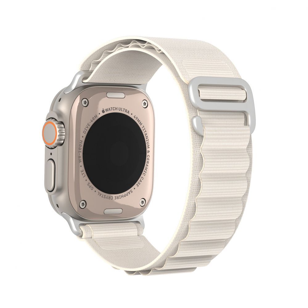 Rihm Dux Ducis  Sport Buckle Strap for Apple Watch 38/40/41/42MM Starlight