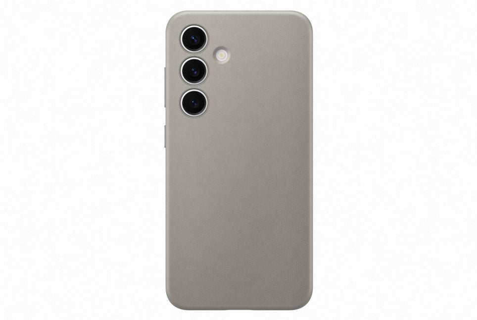 Back panel cover Samsung - FPS921HC Vegan Leather Case  for Samsung Galaxy S24, Taupe