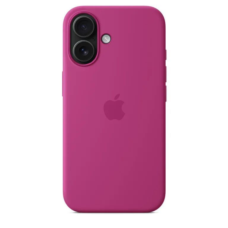 Чехол на заднюю панель Apple - MYY53ZM/A Apple Silicone Magsafe Cover for iPhone 16 Fuchsia