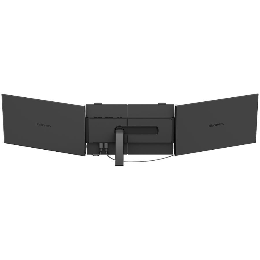 Monitorid Blackview  Portable monitor Blackview DCM6 Dual Screen 14inch 1920x1080 16:9 LCD 60Hz IPS 178 USB-C 3.1x3 for 13-17.3 inch laptops352.2x237.43x15.9mm Grey Black
