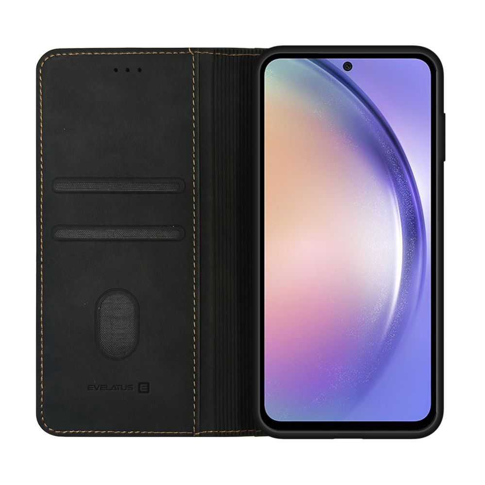 Чехол книжка Evelatus Samsung Galaxy A54 Book Case Folio Black