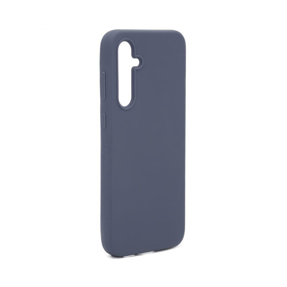 Back panel cover Evelatus Samsung Galaxy S23 FE Premium Soft Touch Silicone Case Midnight Blue