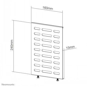 TV bracket NEOMOUNTS BY NEWSTAR NEWSTAR MEDIA PLAYER HOLDER FOR NS-WMB200/WMB300 MENU BOARD SERIES - BLACK