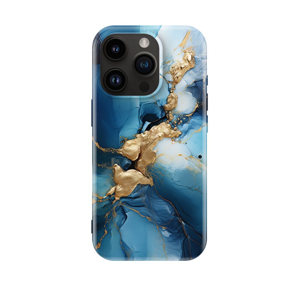 Чехол на заднюю панель Evelatus Apple iPhone 16 Pro Slim Shell with Magsafe customized print design Dark Blue