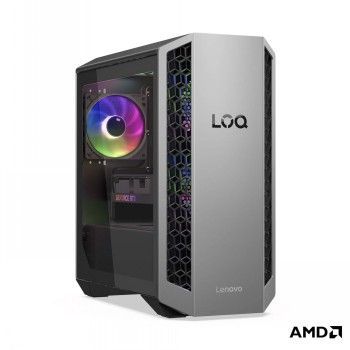 Personaalarvuti Lenovo  LENOVO LOQ TOWER RYZEN 7 8745HX/32GB/1TB SSD/AMD SOC PLATFORM/RTX5070_12GB/2X 120MM FRONT SYSTEM FAN WITH ARGB LIGHT + 120MM REAR SYSTEM FAN WITH ARGB LIGHT/W11H (LUNA GREY/ECLIPSE BLACK)