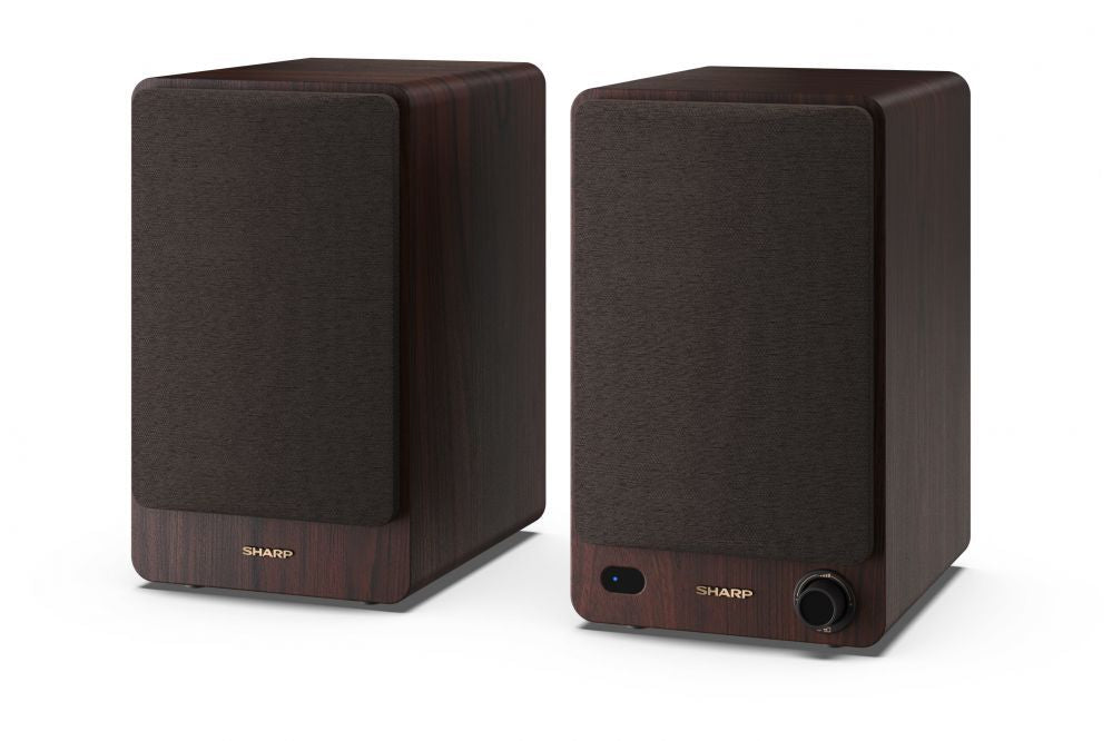 Arvutikõlarid Sharp  CP-SS30 Bookshelf Speakers, Brown