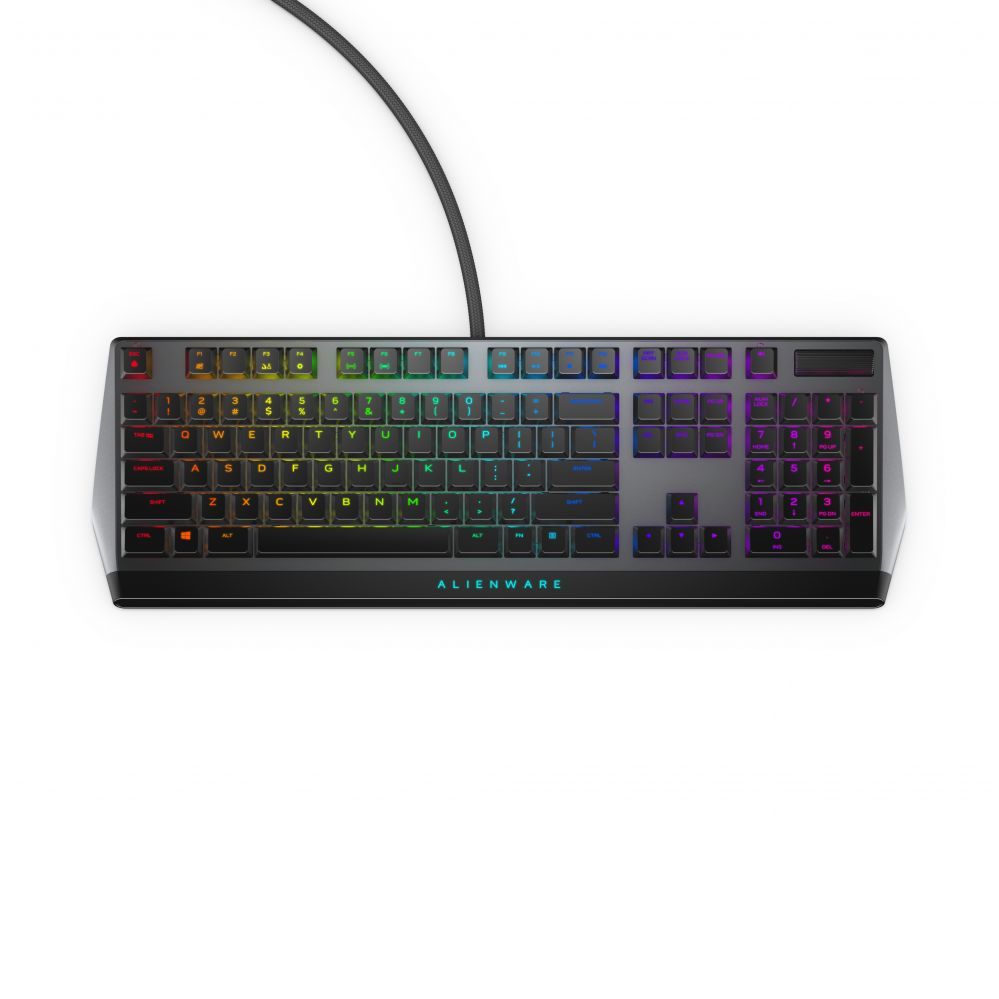 Arvuti klaviatuur Dell  AW510K Mechanical Gaming Keyboard, RGB LED light, EN, Dark Gray, Wired