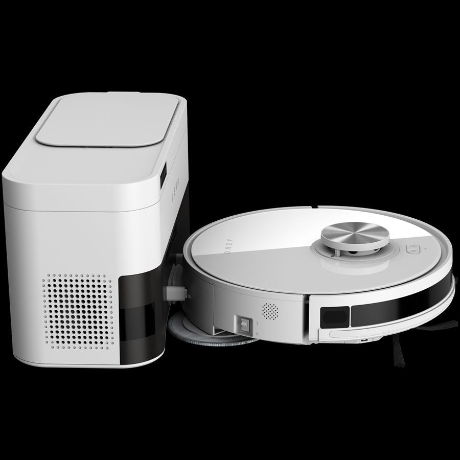 Vacuum cleaner AENO  Robot Cleaner w/Dust Collector, white, 2in1 and dust tank, 4000pa, 3200mAh battery