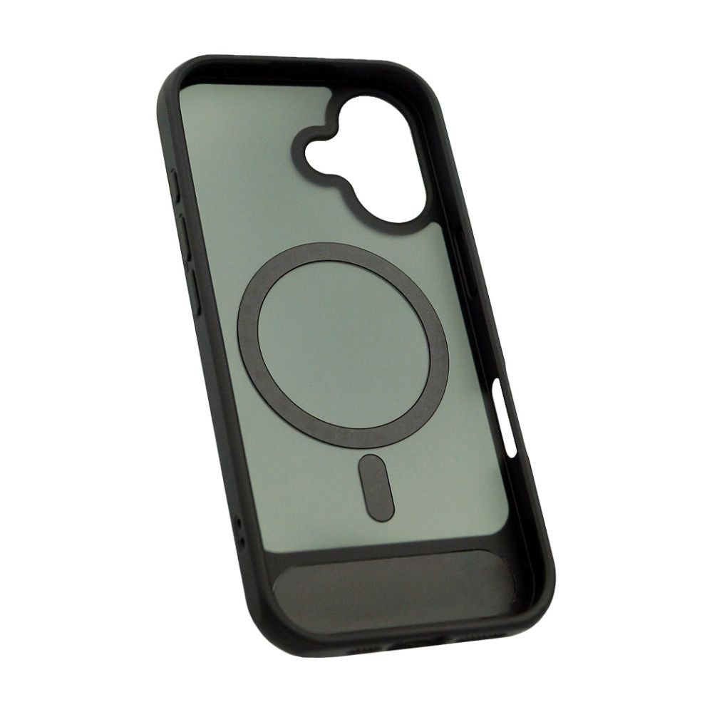 Чехол на заднюю панель Evelatus Apple iPhone 17 Rubber Coated MagSafe With Stand Case Black