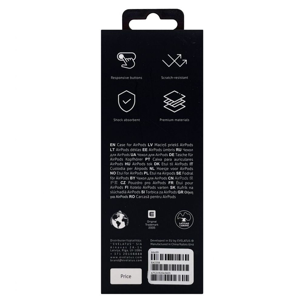 Headphone case Evelatus Apple Airpods Pro Case EAC05 Black