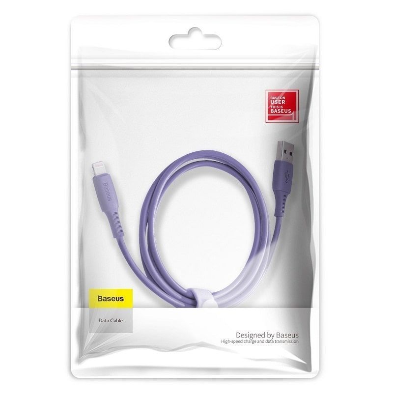Cable Baseus - Yiven Cable USB to Lightning 2.4A 1.8M Blue Purple