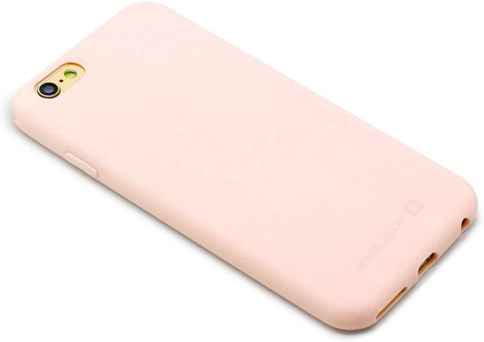 Tagakaaned Evelatus Apple iPhone 6/6s Nano Silicone Case Soft Touch TPU Pink Sand