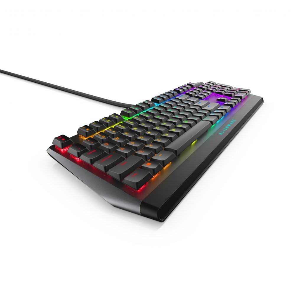 Arvuti klaviatuur Dell  AW510K Mechanical Gaming Keyboard, RGB LED light, EN, Dark Gray, Wired