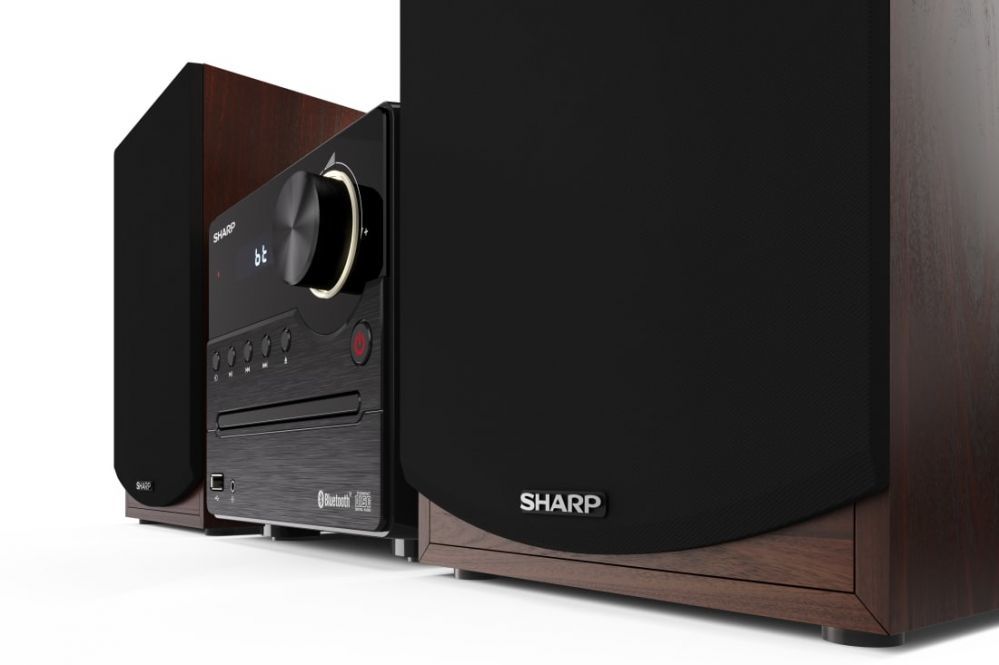 Interactive solution Sharp  XL-B512(BR) Hi-Fi Micro System, CD/FM/USB/Bluetooth v5.0, 45W, Brown