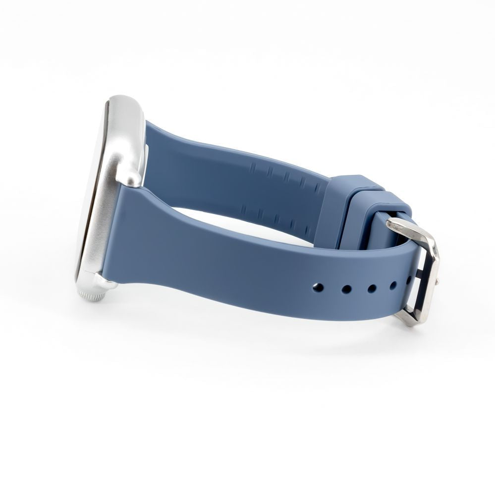 Rihm Connect  22mm T-buckle Silicone Loop Watch Strap (130mm M/L) Blue