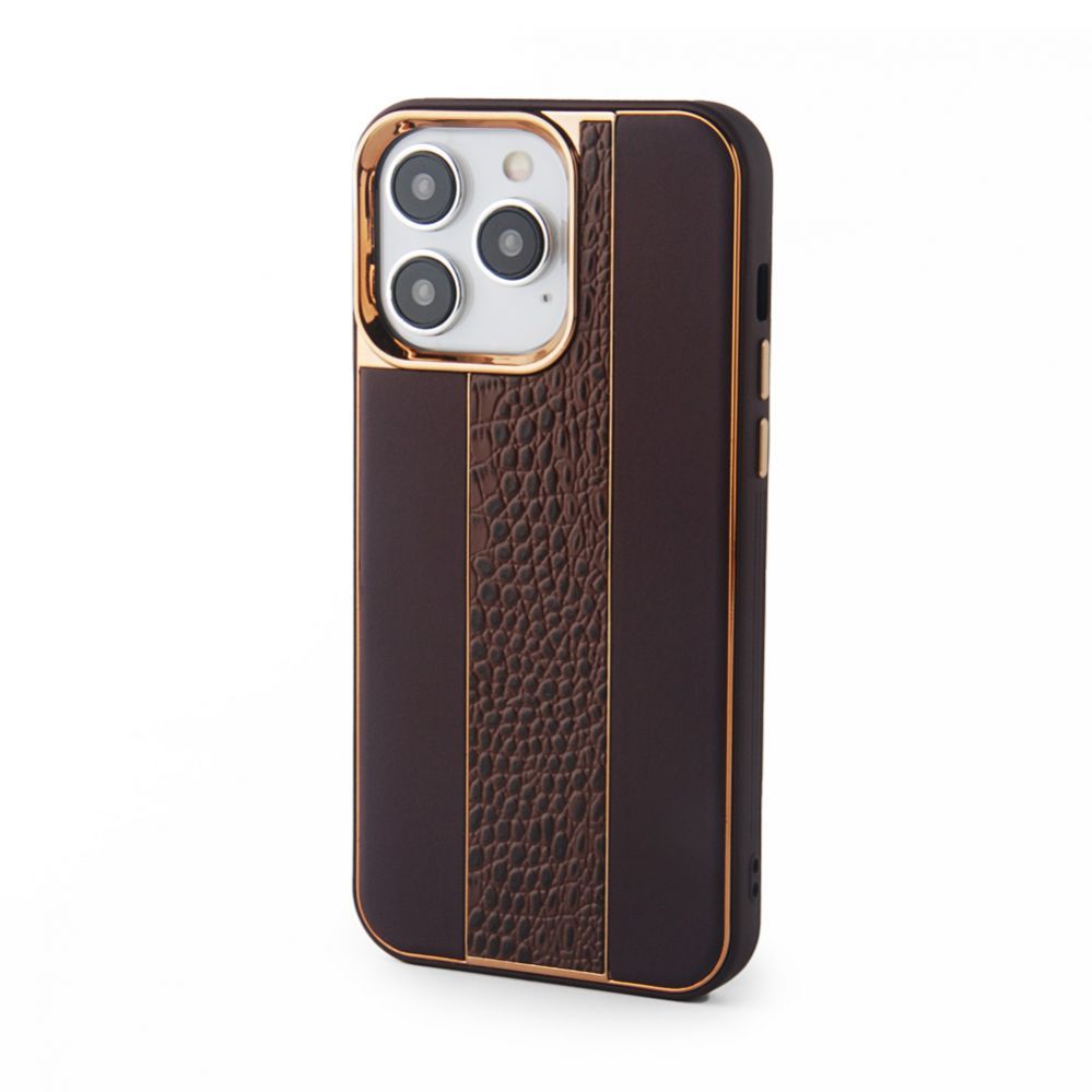 Tagakaaned iLike Apple iPhone 15 Pro Max Leather Case Customized Brown