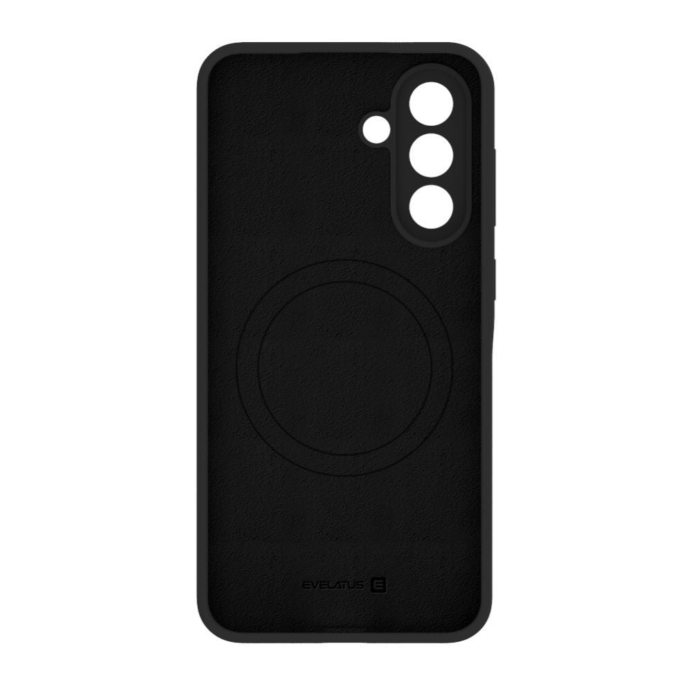 Чехол на заднюю панель Evelatus Samsung Galaxy A56 Premium Magnetic Soft Touch Silicone Case Black