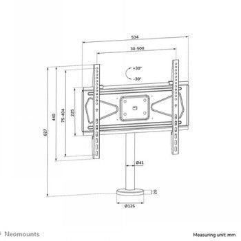 TV bracket NEOMOUNTS BY NEWSTAR  NEOMOUNTS TV DESK MOUNT 32-55” (GROMMET)