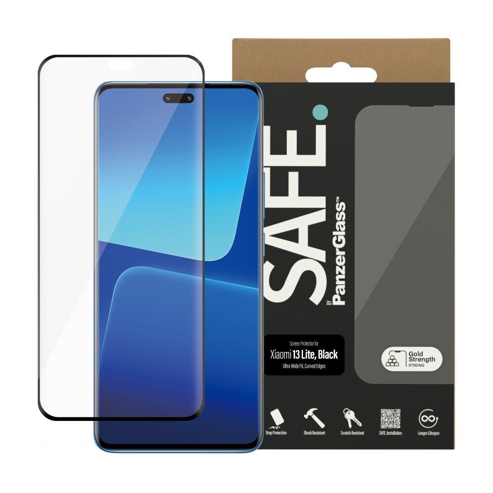 Чехол на заднюю панель PanzerGlass  SAFE by  Screen Protector Xiaomi 13 Lite | Ultra-Wide Fit |