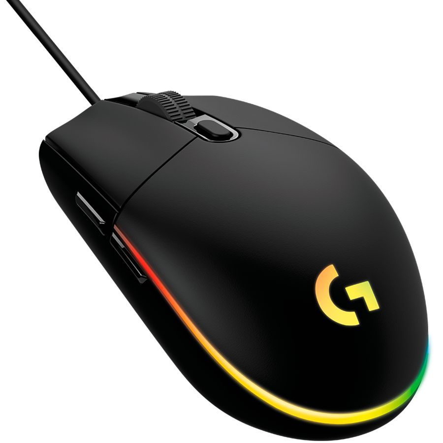 Computer mouse Logitech  LOGITECH G102 LIGHTSYNC Corded Gaming Mouse - BLACK - USB - EER