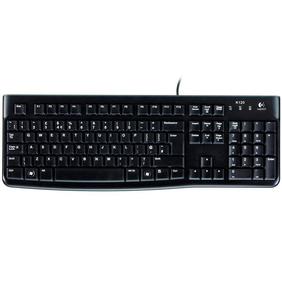 Arvuti klaviatuur Logitech  LOGITECH Corded Keyboard K120 - EER - US International layout