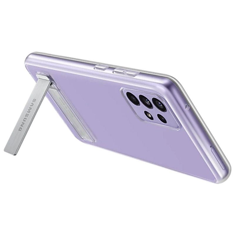 Back panel cover Samsung - Galaxy A72 Clear View Standing Cover Transparent