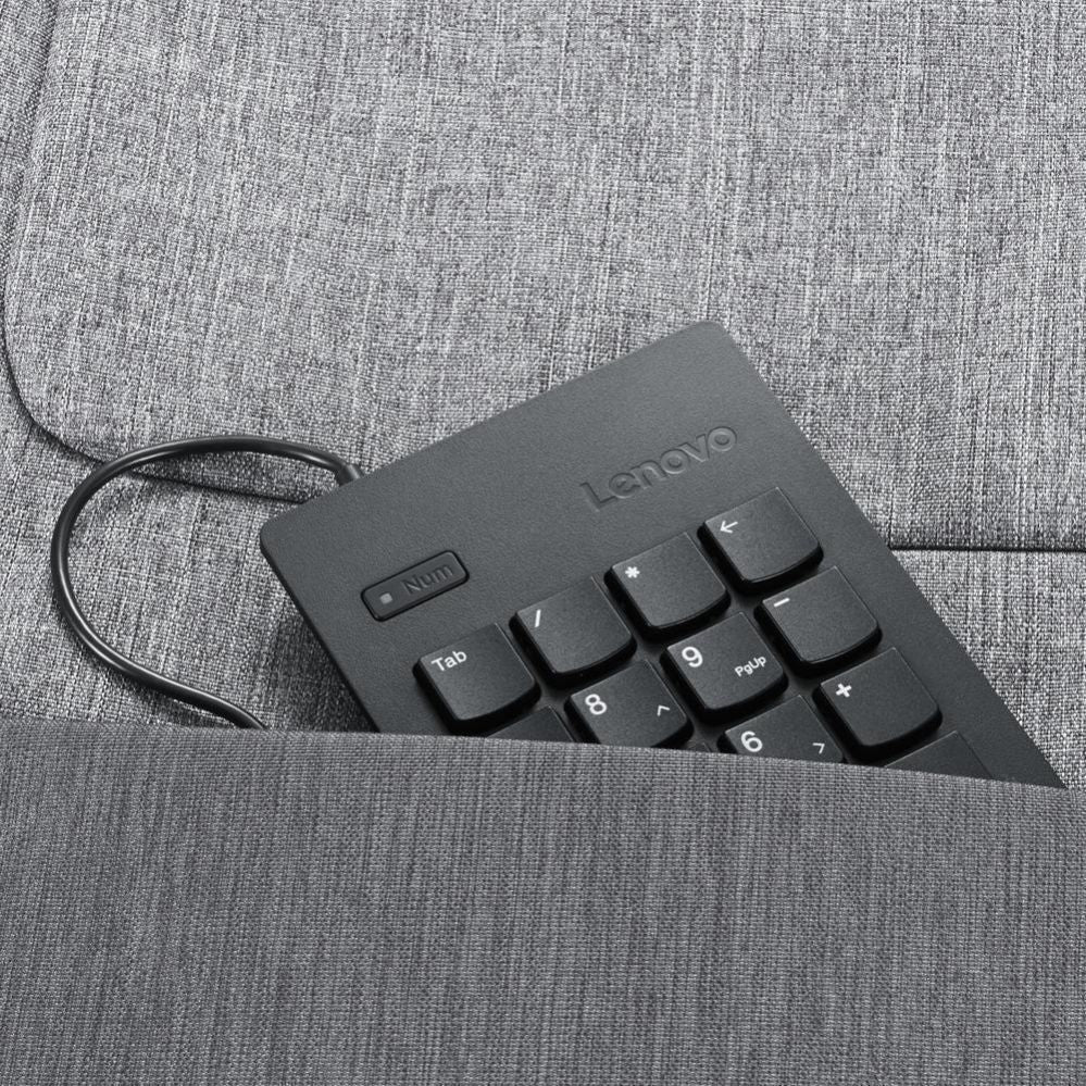 Arvuti klaviatuur Lenovo  Essential USB Numeric Keypad Gen II Wired, Black