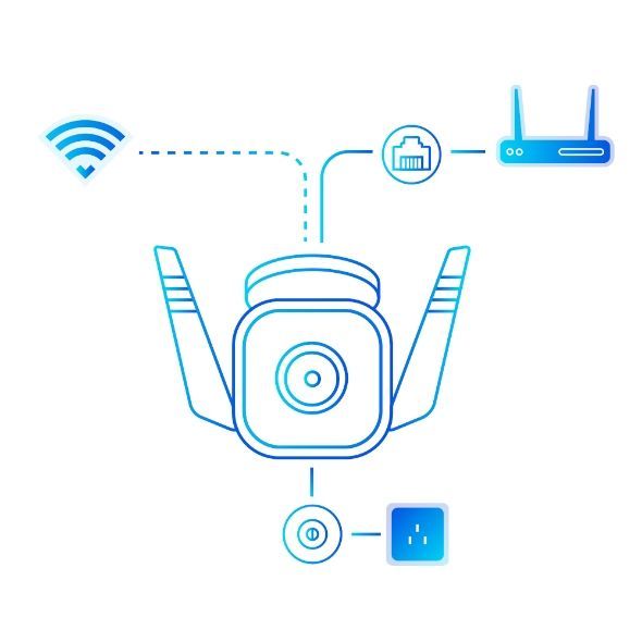 Webcam TP-Link TC65 Outdoor Security Wi-Fi Camera
