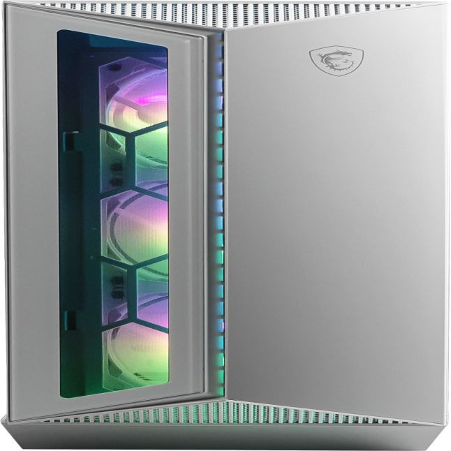Arvuti korpus MSI  MPG GUNGNIR 110R White, Mid-Tower, Power supply included No