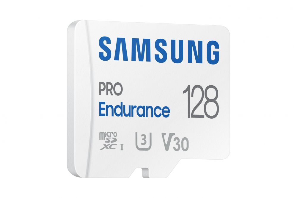 Mälukaardid Samsung  SAMSUNG PRO Endurance MB-MJ128KA/EU 128 GB, MicroSD Memory Card, Flash memory class U3, V30, Class 10, SD adapter