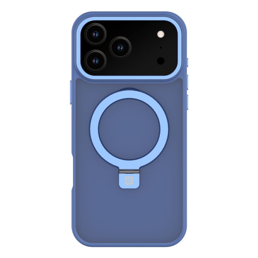 Back panel cover Evelatus Apple iPhone 17 Pro Max Shield Case With MagSafe & Stand Matte Blue