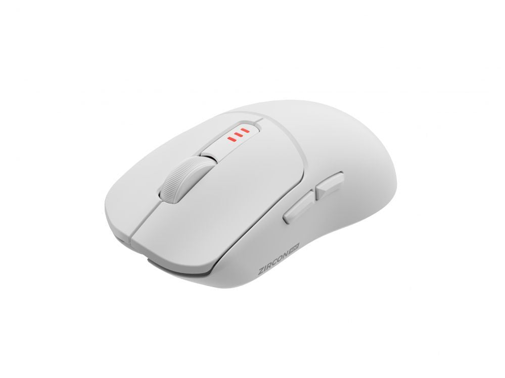 Arvutihiir Genesis  Zircon 500 | Wireless/Wired | Gaming Mouse | 2.4 GHz, Bluetooth, USB | White