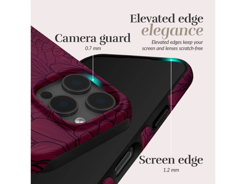 Back panel cover Mio  MIO Berry Blooms Magsafe Compatible for iPhone 17
