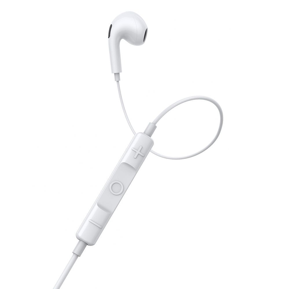 Wired headphones Baseus  Baseus Encok H17 3.5mm minijack wired headphones white (NGCR020002)