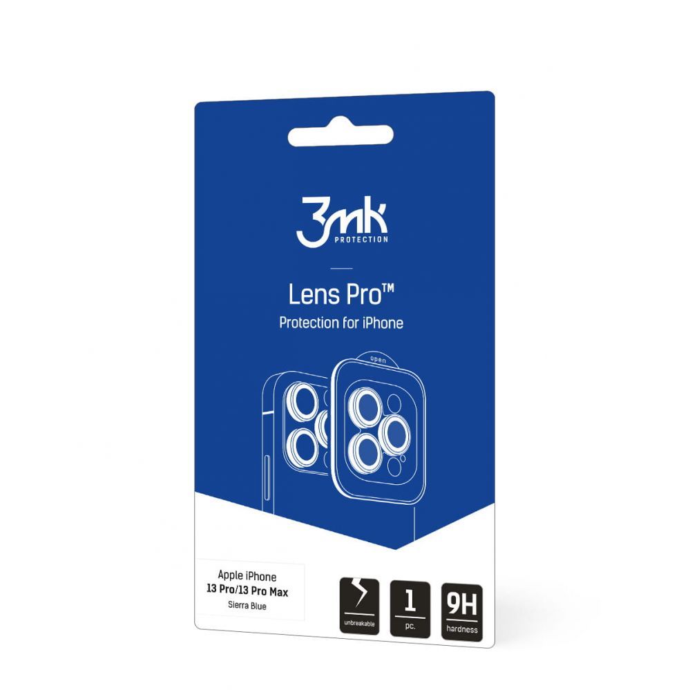Защитное стекло 3MK Apple iPhone 13 Pro/13 Pro Max - Lens Protection Pro Sierra Blue