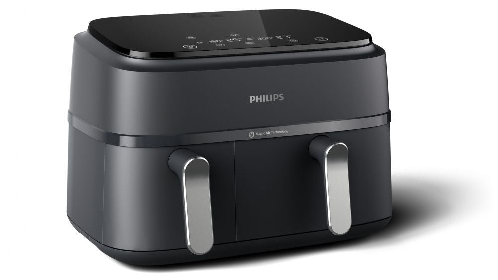 Lauagrillid Philips  Dual Basket Airfryer | NA351/00 3000 Series | Power 2750 W | Capacity 9 L | Rapid Air technology | Black