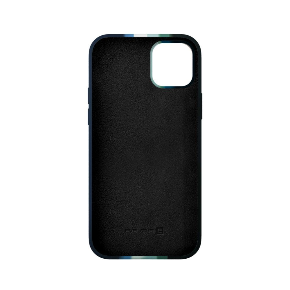 Чехол на заднюю панель Evelatus Apple iPhone 15 Silicone case Multi-Colored Green