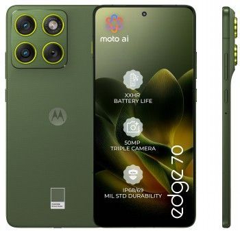 Смартфон Motorola  MOTOROLA EDGE 70 BRONZE GREEN 12/512GB