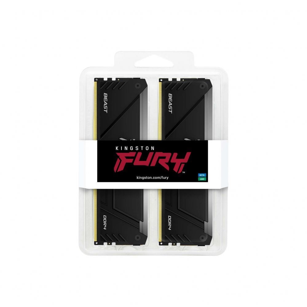 RAM DDR4 Kingston  Fury Beast 32GB DDR4 3600 CL18 288 Pi DIMM Kit