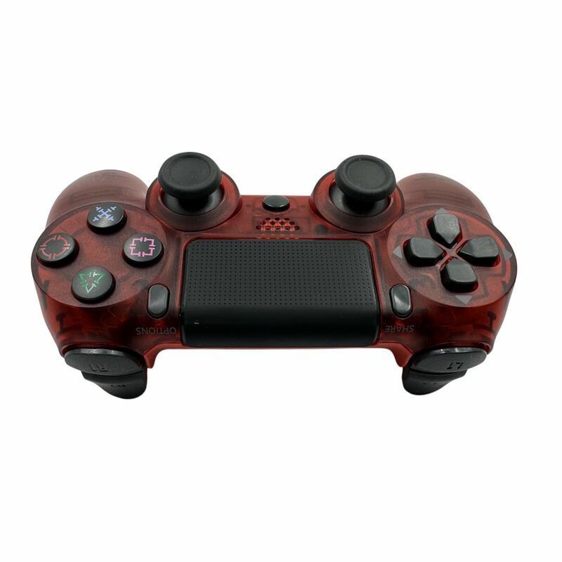 Kontroller GameBox  P4 Wireless Vibration Bluetooth Controller for Play Station 4 / PC / TV / TV Box Transparent