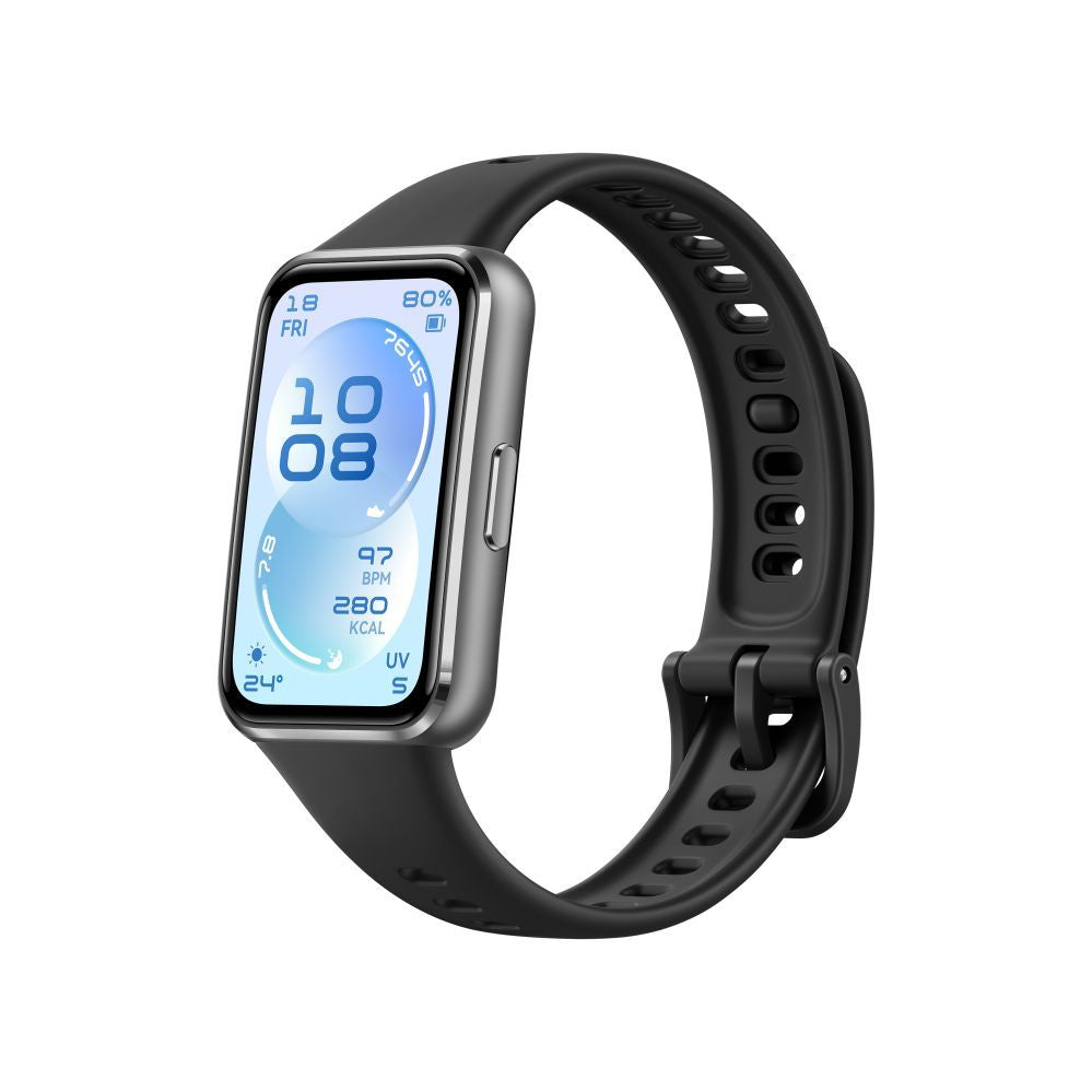 Фитнес браслет Huawei  Band 11 Matte Black Durable Polymer Case with Black Fluoroelastomer Strap