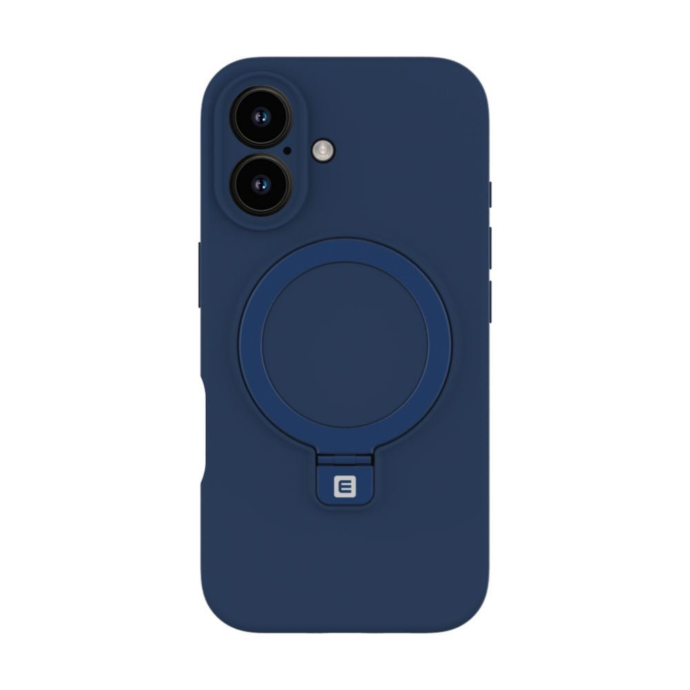 Чехол на заднюю панель Evelatus Apple iPhone 16 Premium Magsafe with Stand Soft Touch Silicone Case Dark Blue