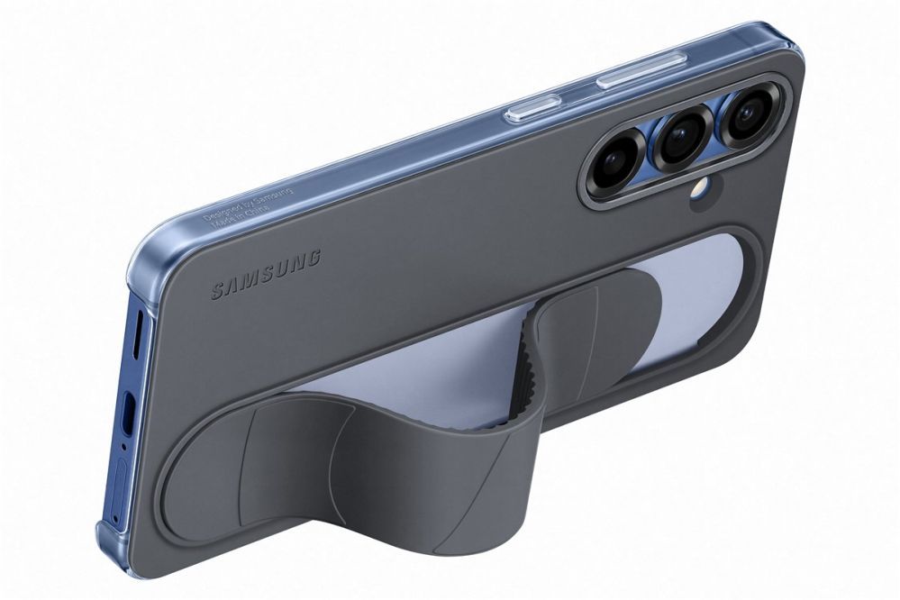 Back panel cover Samsung  GS931CBEGWW Standing Grip Case Samsung Galaxy S25, Black